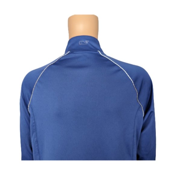 Vineyard Vines Blue and Red 1/4 Zip Pullover Jacket M - Picture 7 of 9